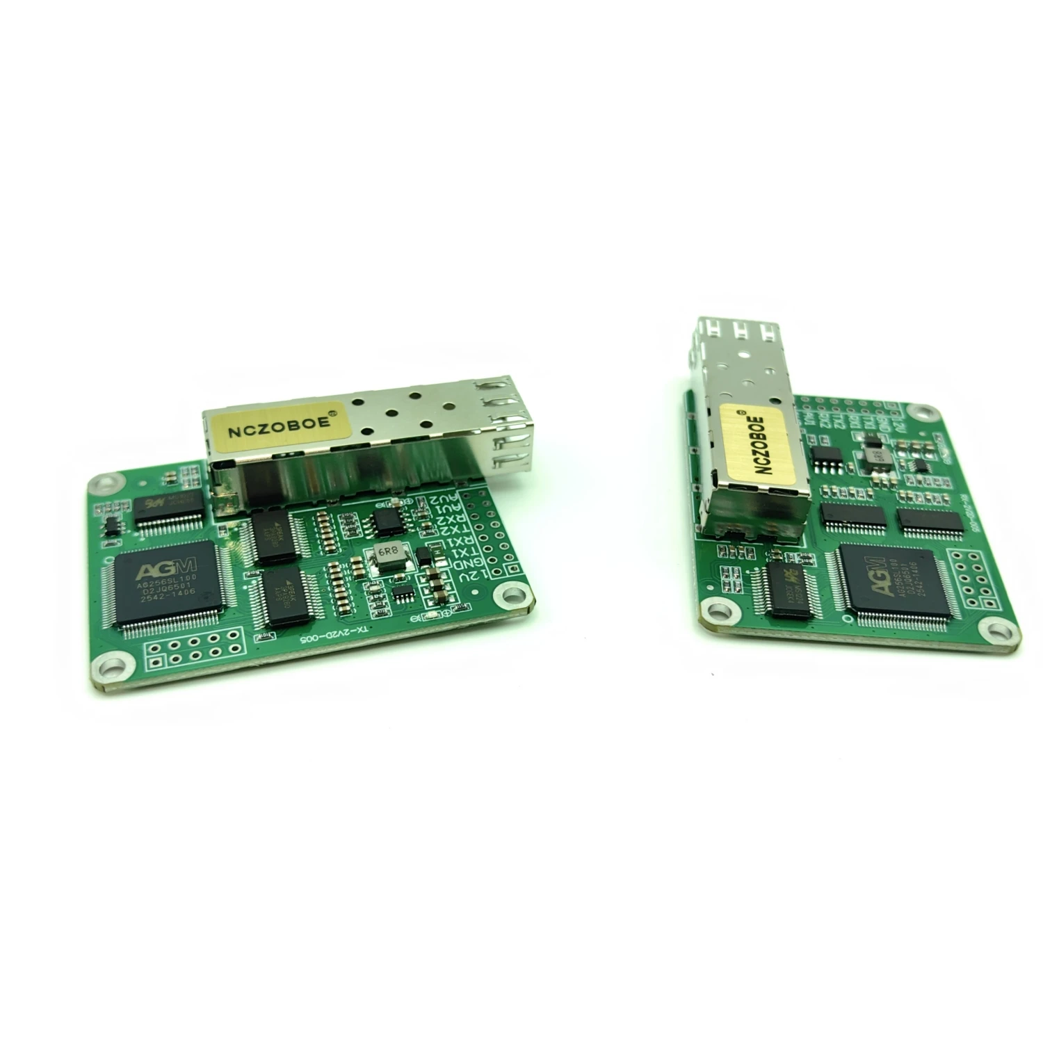 NCZOBOE  2 Analog Video With 2 TTL Data Over Fiber Optic Converters LC Optical Transceiver Module TX RX High Speed TTL Up