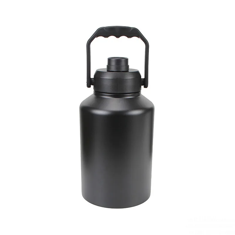 

Outdoor Camping Large Capacity Ice Bucket 304 Stainless Steel Double Layer Thermos Cup Portable Kettle Refrigerator