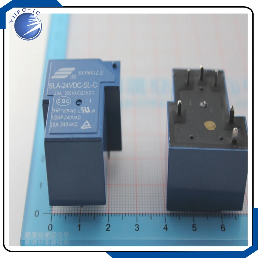 2 قطعة/الوحدة SLA-24VDC-SL-C التتابع T90 الصنوبر الموسيقى التتابع الالكترونيات