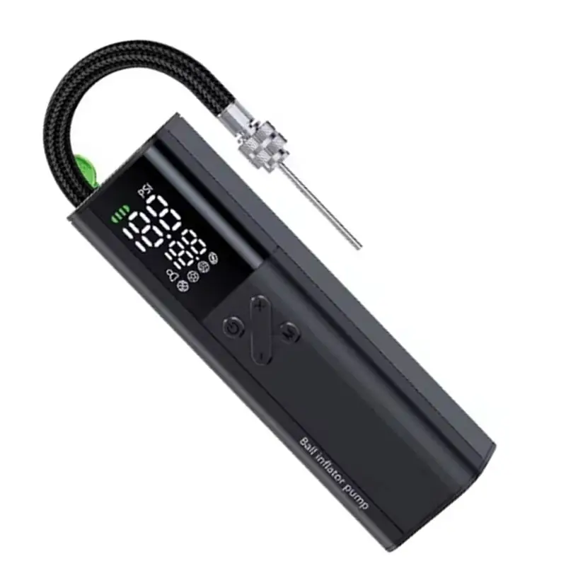 Lightweight 20Psi Automotive Tire Air Pump - Wired Electric Inflator With Extended Power Cord For Car And Basketball