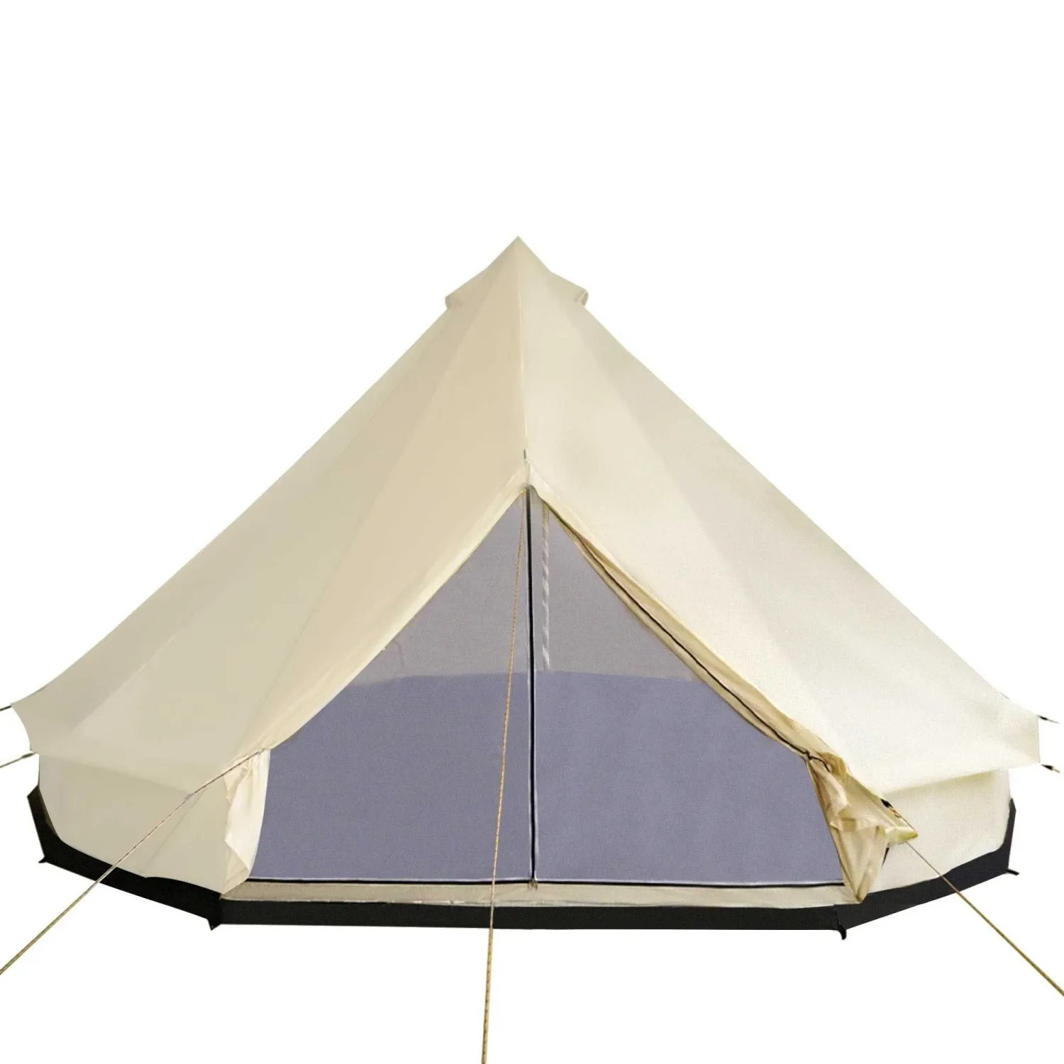 Outsunny Tienda familiar grande de 16,5' para 10 personas, tiendas tipi impermeables con campana, campamento de caza, enorme para las cuatro estaciones