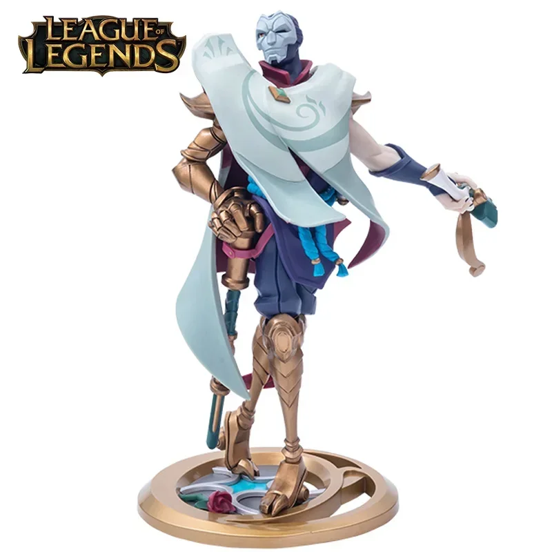 Stock Original League of Legends Khada Jhin The Virtuoso Anime Figures Toys Collectibles PVC 26CM Action Model Ornament Gifts