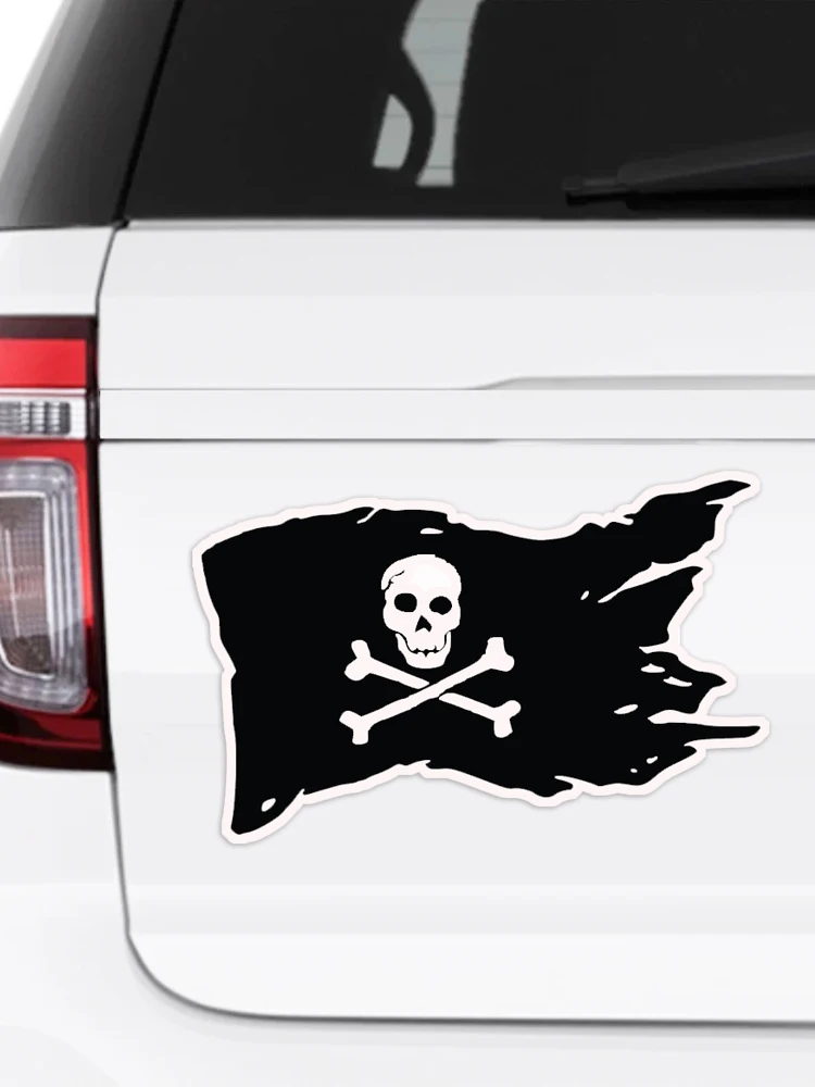 33738# Pirate Flag Skull Car Sticker Vinyl Decal Waterproof Car Styling Pegatinas Para Coche Car Accessories