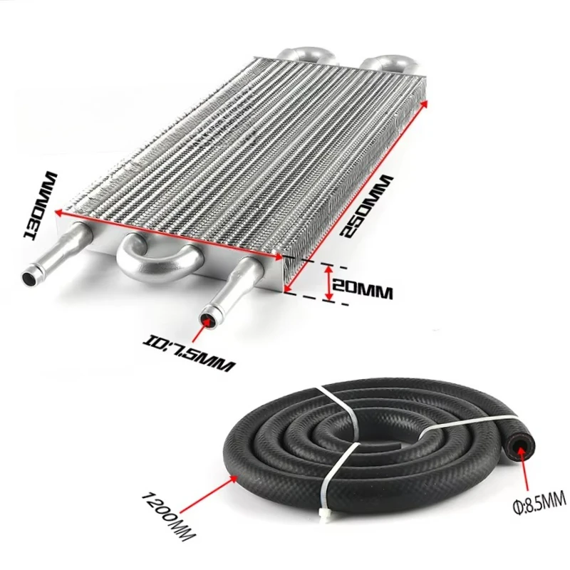 

Car Modification Oil Cooler Car Air Conditioning Tube With Condenser Tube Condenser 4 rows 6 rows 8 rows For Nissan