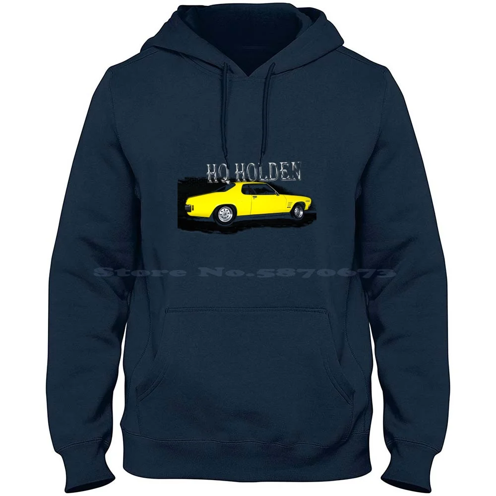 Hq Yellow 100% Cotton Hoodie Hq Holden Monaro Xposed