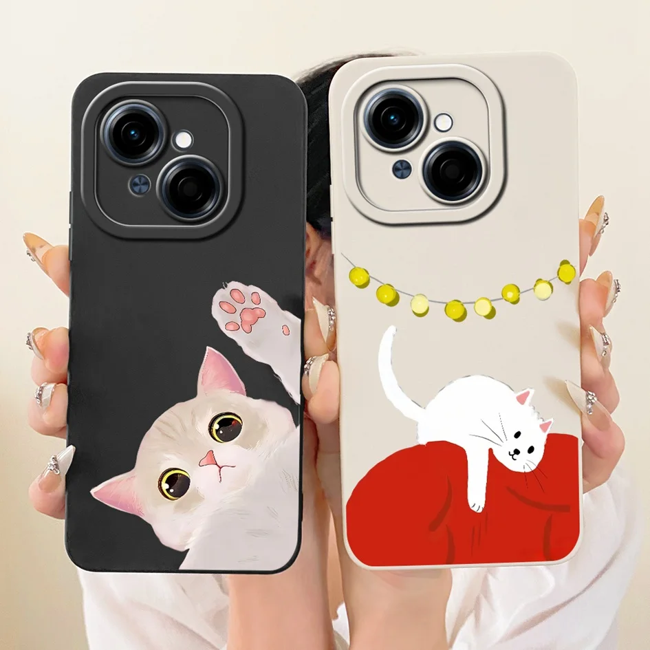 حافظة لهاتف Tecno Pop 9 4G KL4h غطاء خلفي ناعم من السيليكون مضاد للسقوط لهاتف Tecno Spark Go 1 1s غطاء Spark Go 2025 Capa