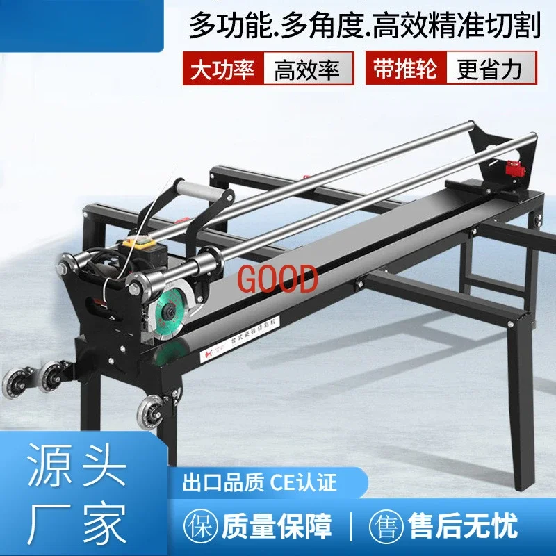 Automatic tile cutting machine, multi-functional 45-degree chamfer push knife
