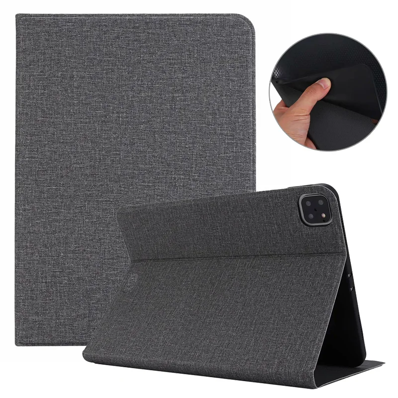 

For iPad Pro 11 2021 Case Coque Soft Fabric Tablet Cover For Funda iPad Pro 11 Case 2020 2021 Stand Protective Shell