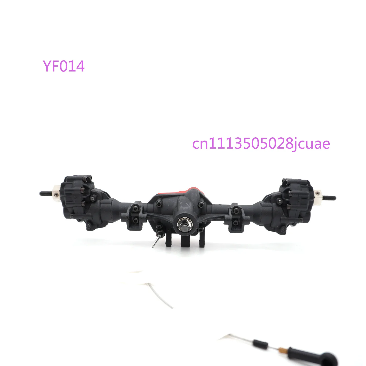 1/10 Scale Climbing Car Front Rear Axle with Differential Lock Upgrade Replacement Accessories