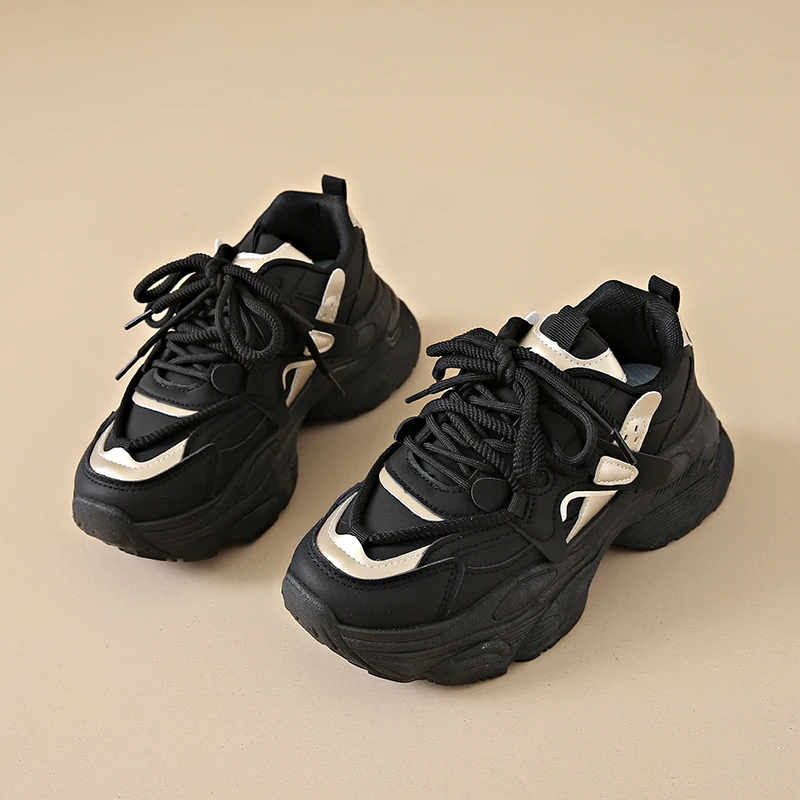 

Женская обувь для папы, легкая, нескользящая, на мягкой подошве, корейский стиль, модная, универсальная, повседневная спортивная обувь, студенческие кроссовки