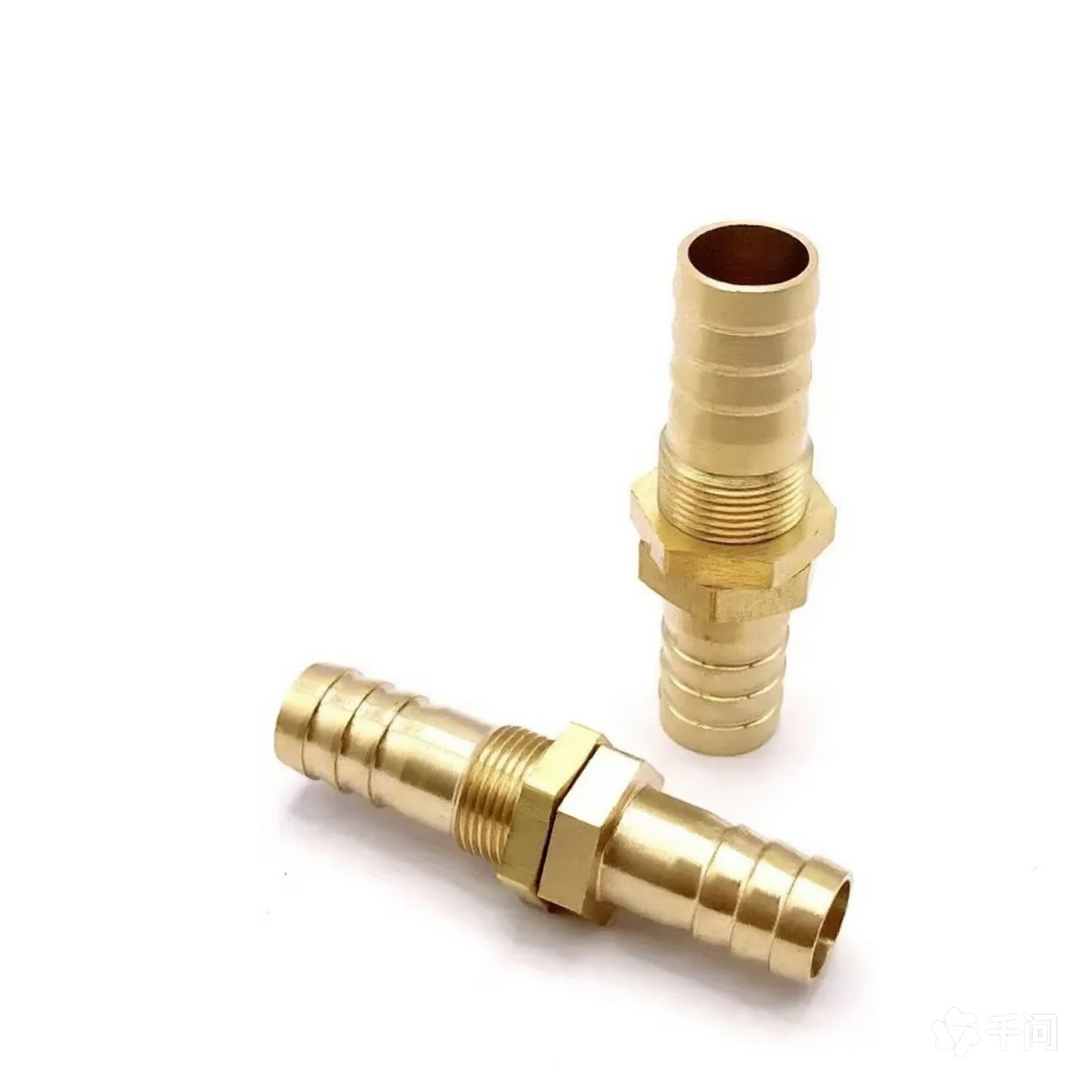 Raccord de tuyau à barbillon en laiton pour cloison, 6, 8, 10, 12, 14, 16 mm, pour carburant, gaz, eau, cuivre