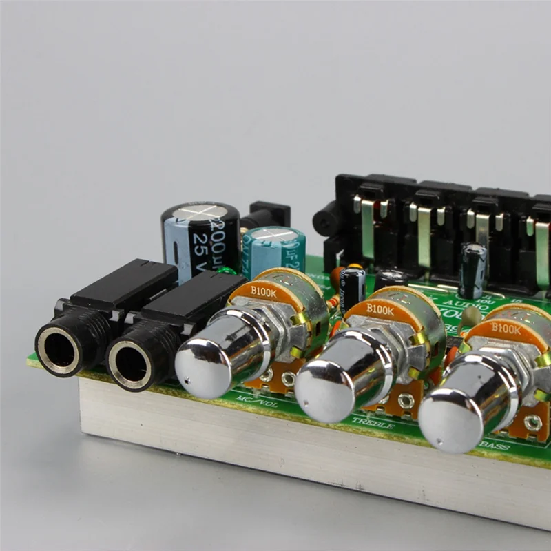 DC 12V 40W+40W Stereo Audio Amplifier Board Digital Microphone Amplifier With Tone Control Speaker AMP-N35R