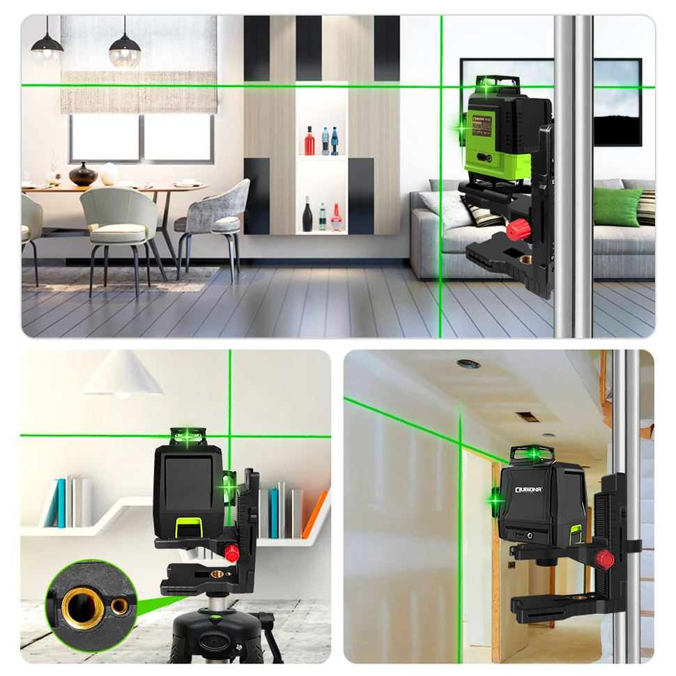 ZOKOUN Universal Strong Magnetic Professional L-Bracket Wall Mounted Laser Level Holder Stand Support Tripod