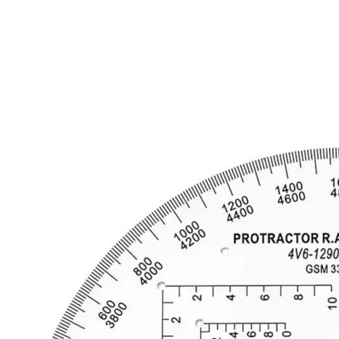 Transparent PP Protractor Coordinate Scale Ruler For G2AB Map Reading Land Navigation Training Surveying Tool