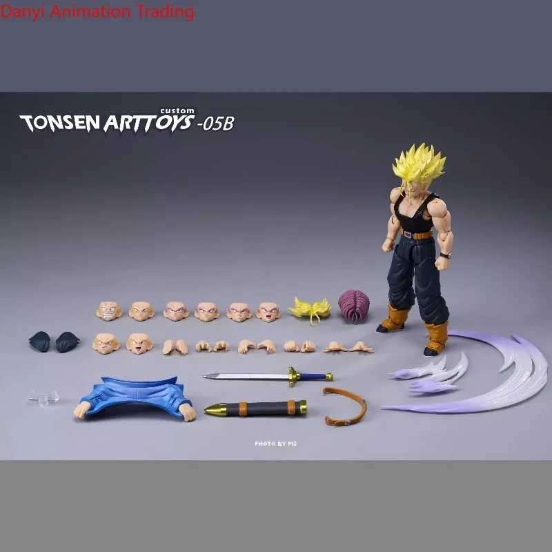 

В наличии: Переиздание фигурок Tangshen Moujiu Trunks Shf Movable 05A 05B, коллекционная модель, игрушка, подарок