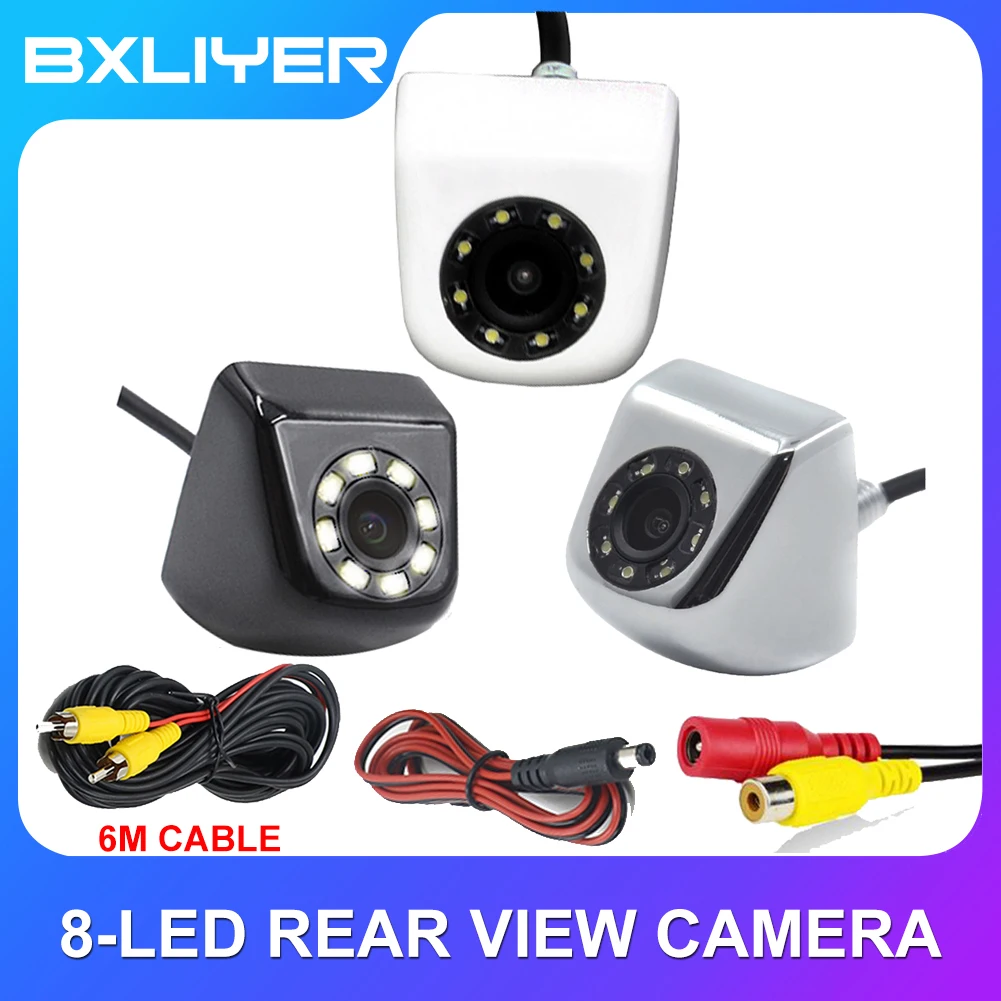 

NEW Car Rear View Camera HD Rear View Video Vehicle Camera Backup Reverse Camera 8 LED Night Vision Parking Camera Wide Angle