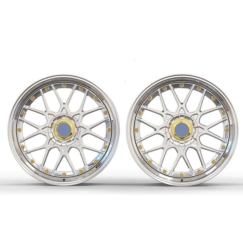 Customized Luxury 2-piece Forged Alloy Wheels, Suitable For High-end Forged Racing Wheels 5x112 5x120 5x130