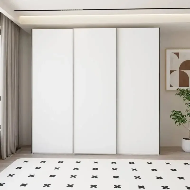 

Quiet Aesthetic Wood Wardrobes Orgnizer Luxury Wooden White Wardrobe Display Modern Stylish Closet De Ropa Bedroom Furniture