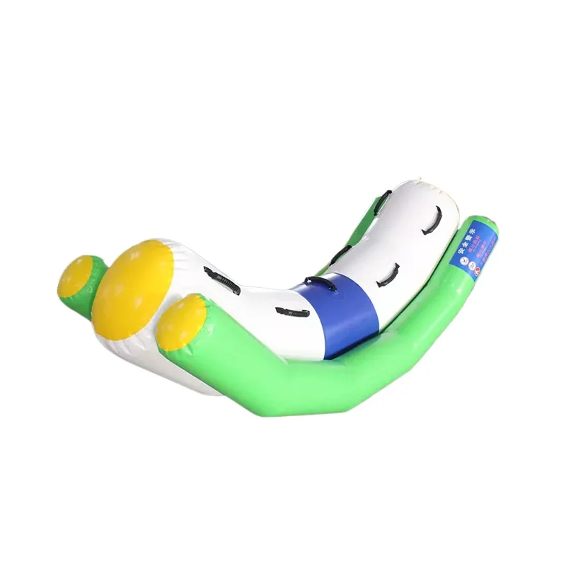 High-quality inflatable floating seesaw, suitable for park use, sports games, and water rides
