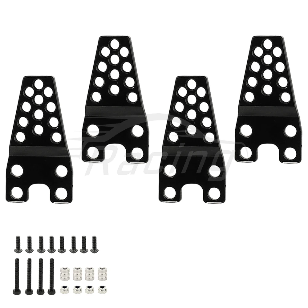 4Pcs Adjustable Aluminum Alloy Shock Tower Hoops Lift Mount for Axial SCX10 1/10 RC Rock Crawler Car Model Parts