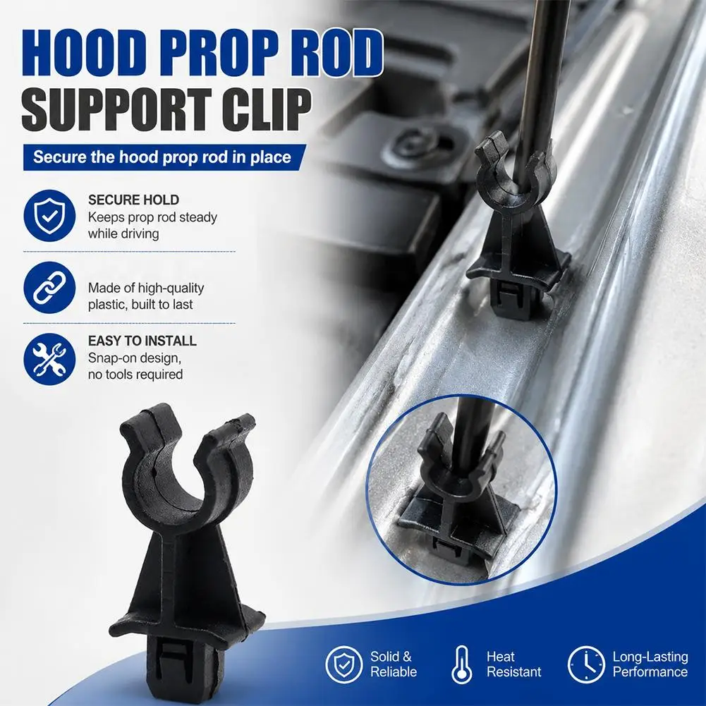 Hood Prop Rod Clip 65722-EB300 For Nissan Navara D40 Pathfinder R51 Qashqai J10 Dualis Xterra Engine Hood Support Stay Holder view 3