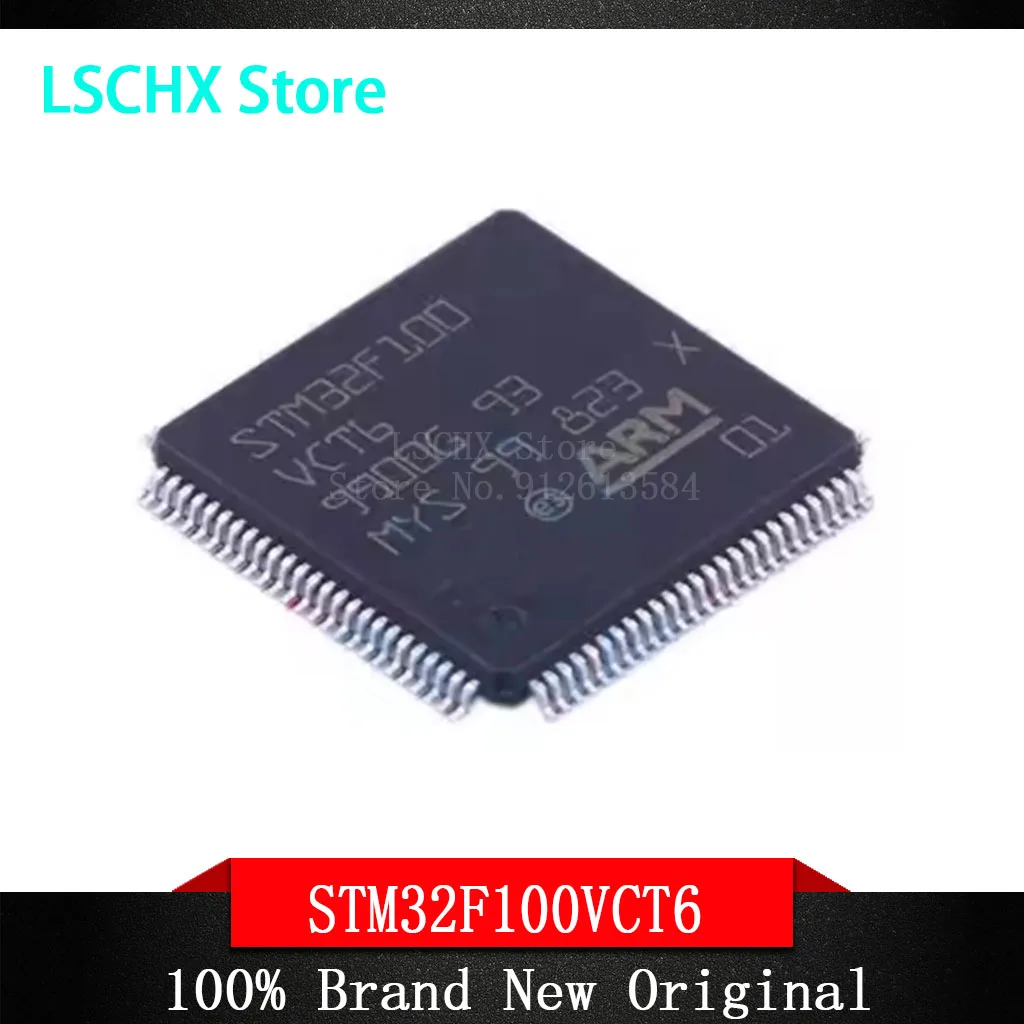 

(1 шт.) STM32F100VBT6B STM32F100V8T6B STM32F100VCT6B STM32F100VDT6B STM32F100VET6B STM32F100VCT6 QFP-100 чипсет