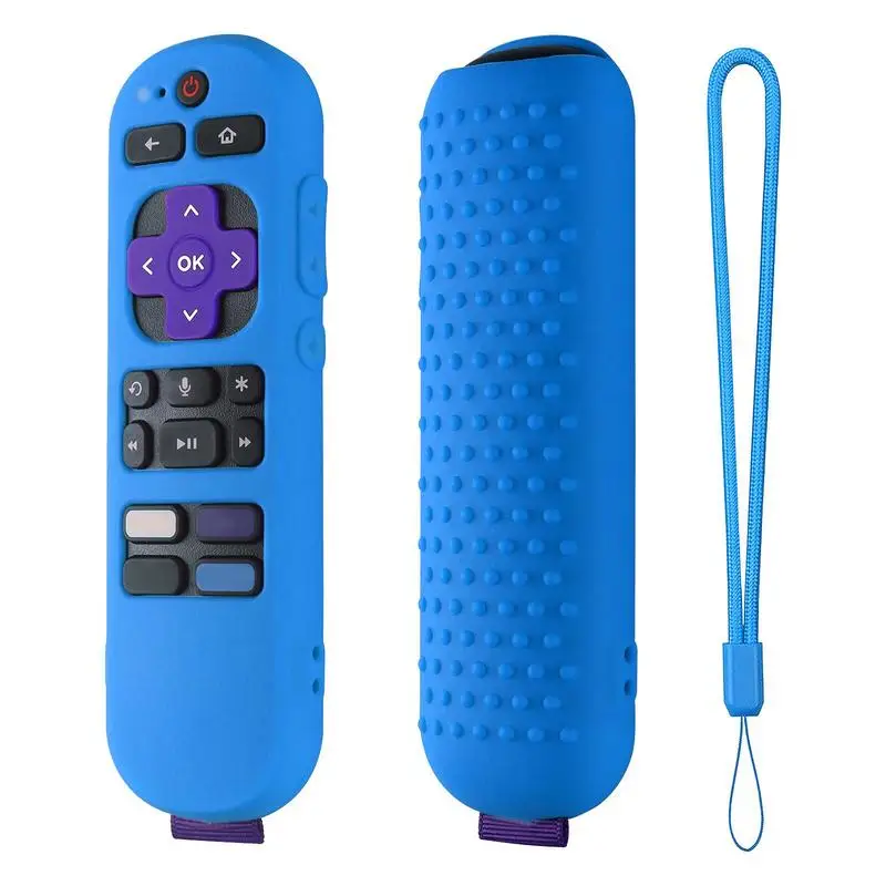 Remote Control Silicone Protective Case For TCL Ro ku Express 4K+ Remote Controller Cover Shockproof Washable Protective Sleeve