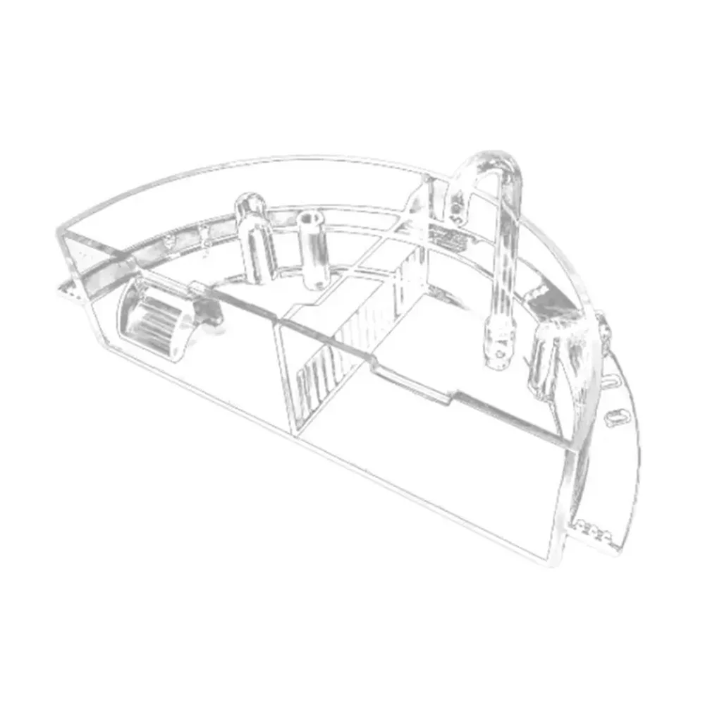 

3-in-1 External Filter Box High Transparency Water Circulation Acrylic Fish Tank Top Filter Silent Waterfall Edge Hole