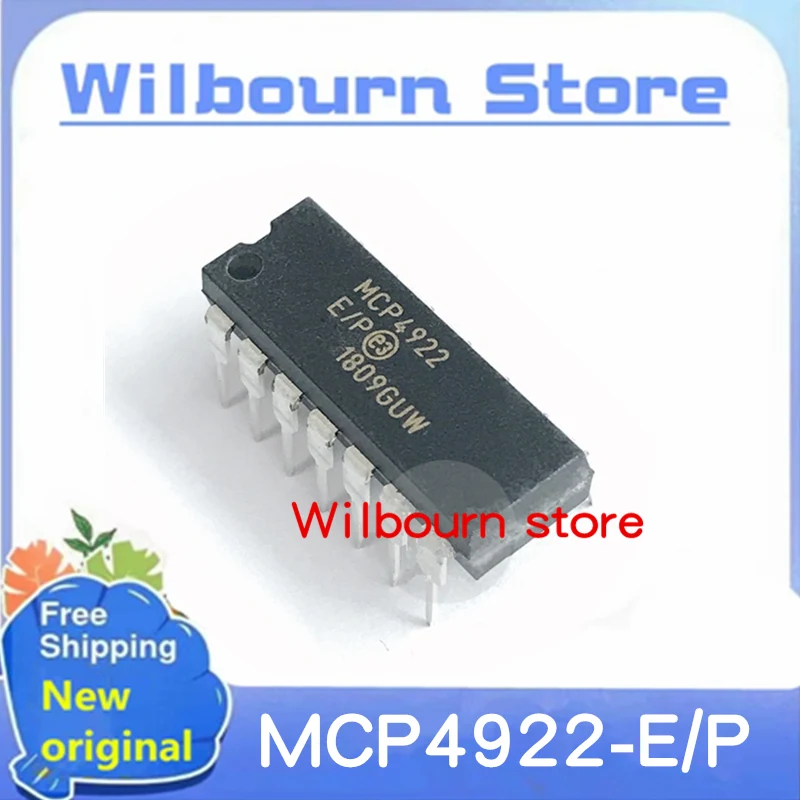 

5PCS~20PCS/LOT MCP4922-E/P MCP4922E/P MCP4922 DIP-14 100% New Spot stock