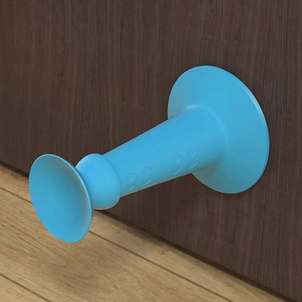 New Silicone Door Stopper Wall Protectors Self Adhesive Floor Holder Anti Collision Doorstop Home