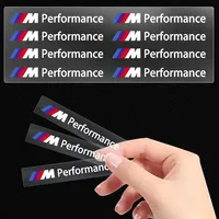 Metal Car Logo Emblem Decal Anywhere Stickers Decor Accessories For BMW M8 M7 M6 M5 M4 M3 M2 M1 F30 F10 F15 E30 E46