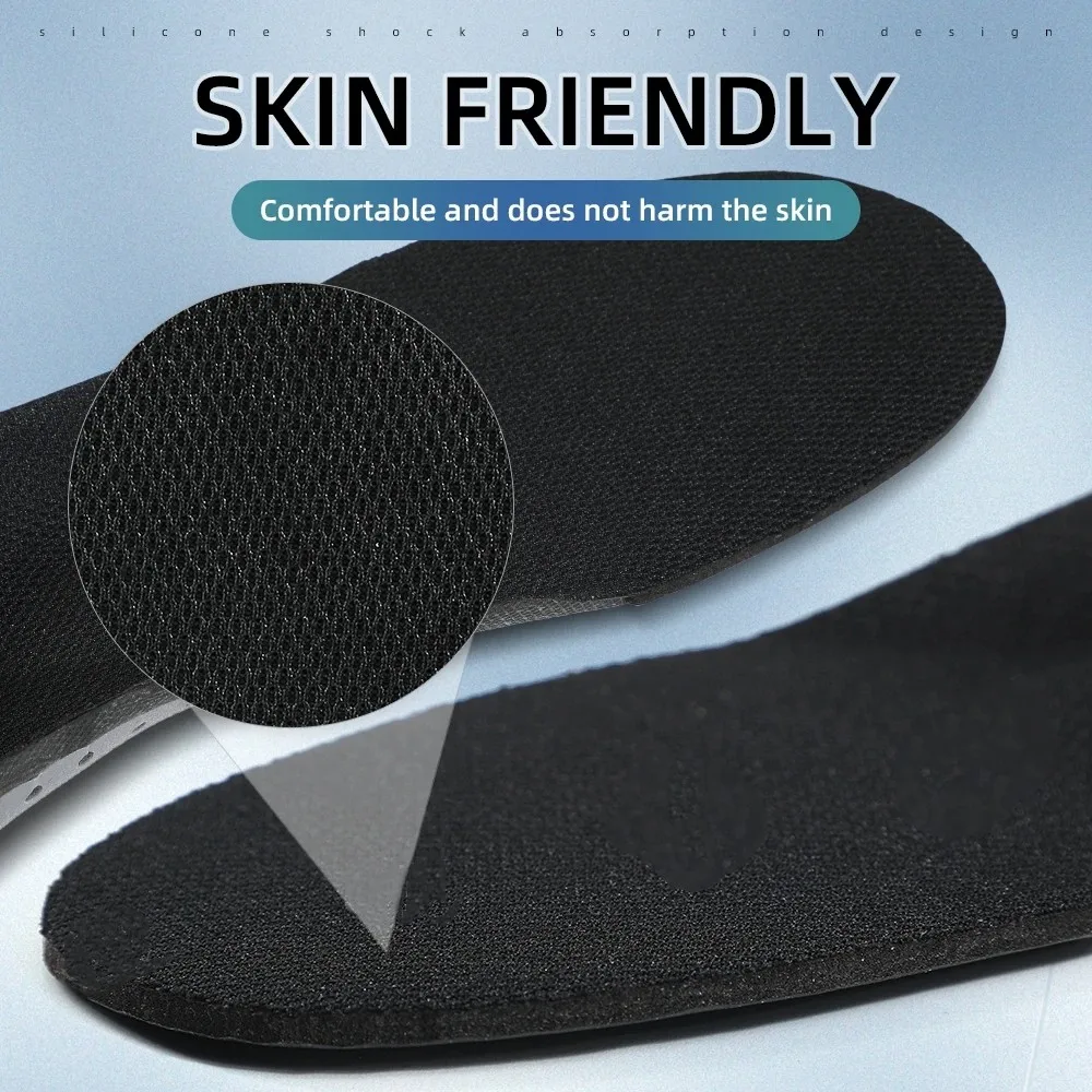 2 Pairs Plantar Fasciitis Orthotic Shoe Inserts Arch Support Gel Comfort Shoe Insoles Athletic Correction Shoes Pad Foot Care