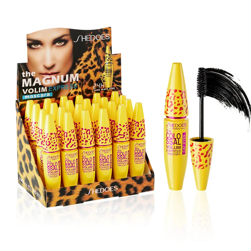 Mascara professionnel pour les yeux, cils 3D, longue durée, noir, naturel, imperméable, cosmétique, brosse, maquillage