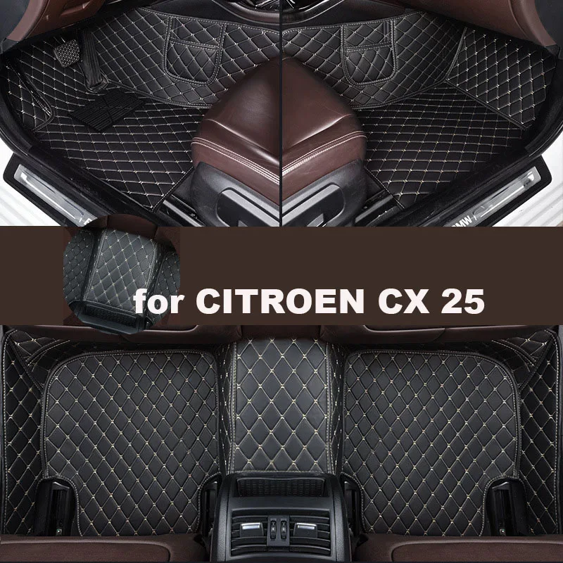 Autohome Car Floor Mats For CITROEN CX 25 1987 Year Upgraded Version Foot Coche Accessories Carpetscustomized