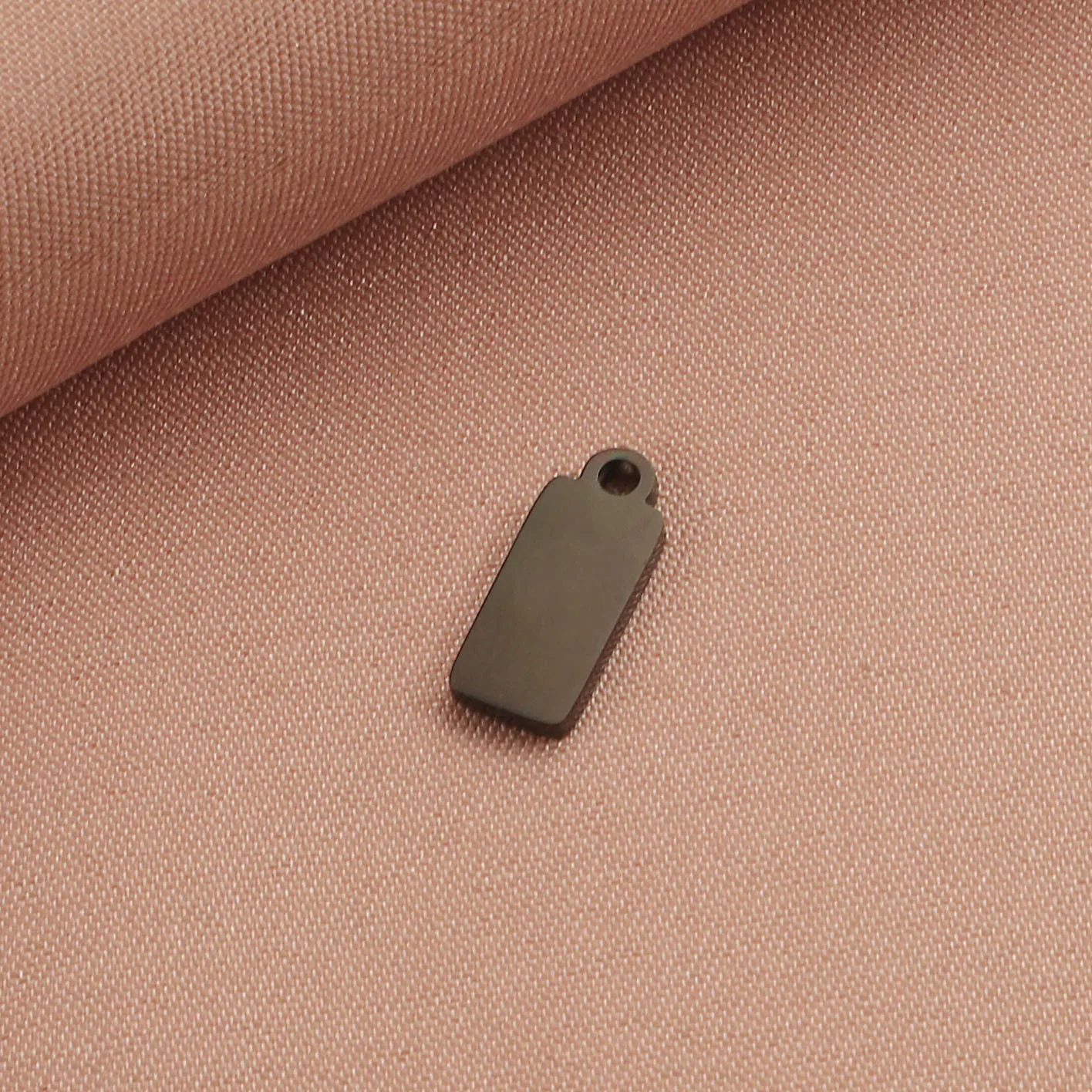 Fnixtar 20pcs/lot Stainless Steel Small Rectangle DIY Pendant Charms Necklace Bracelet Accessories Jewelry Making Gift