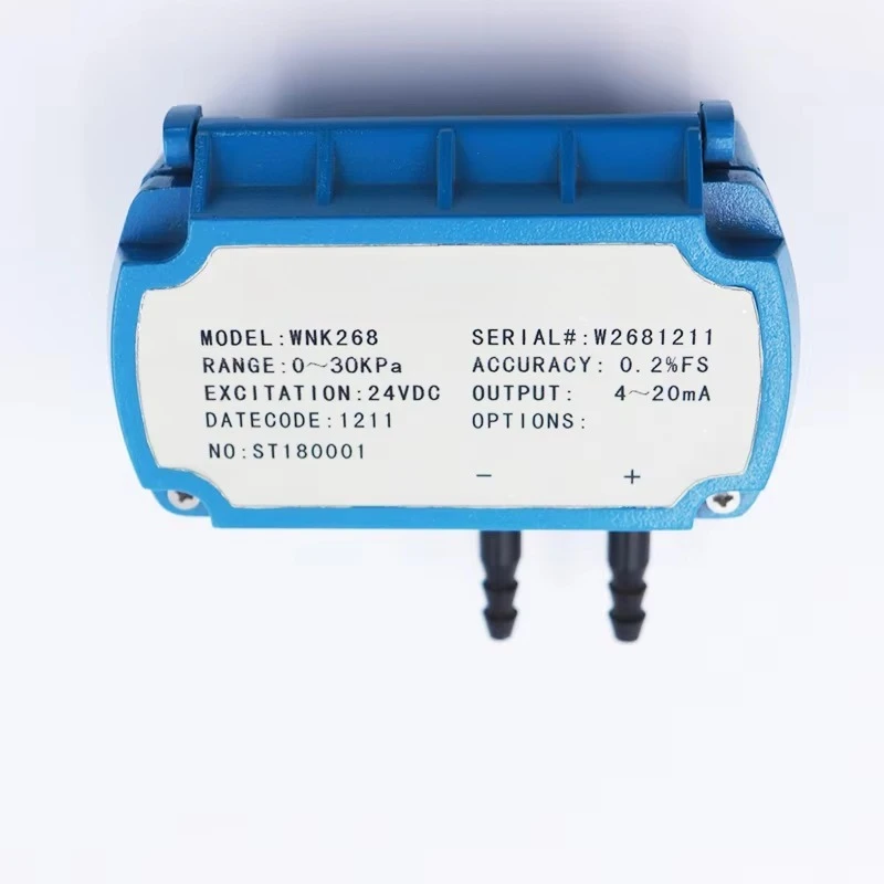 4-20mA Micro Differential Pressure Sensor Transducer Used for Ventilation System Wind Pressure Measurement