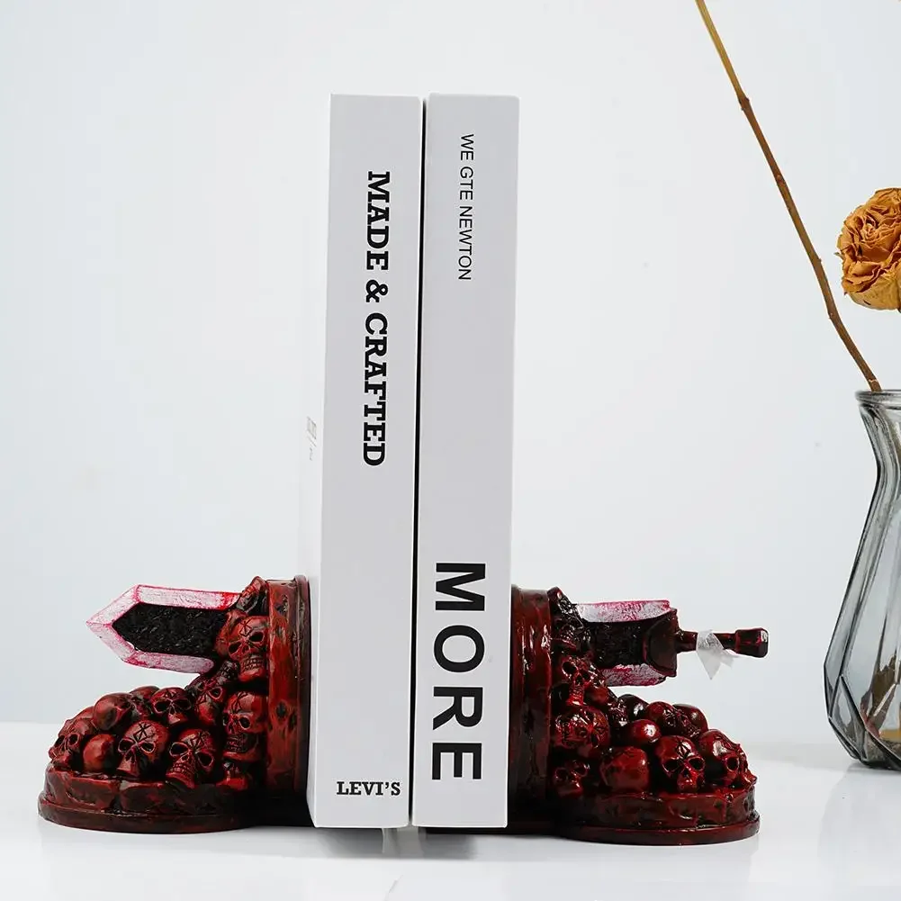 Furious Bookends Dragon Slayer Resin Ornament Desktop Bookshelf Decorative Books Holder Home Desk Decoration Book nook kits Duck