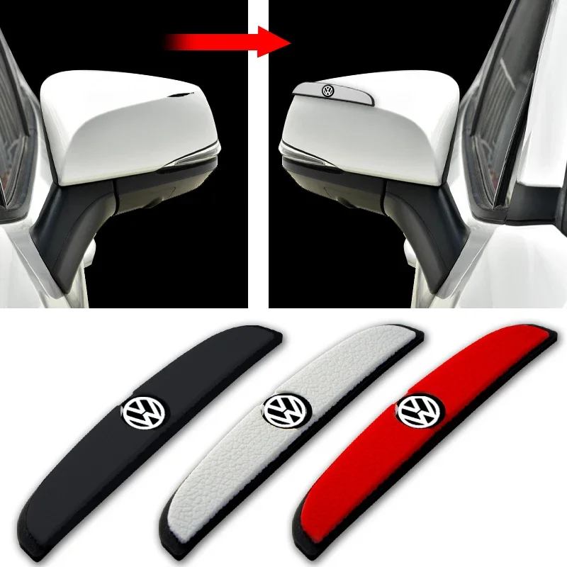 4pcs Car Door Edge Anti Scratch Collision Protection Strip Stickers For Volkswagen B6 B7 B5 Golf Polo Tiguan Passat EOS Scirocco