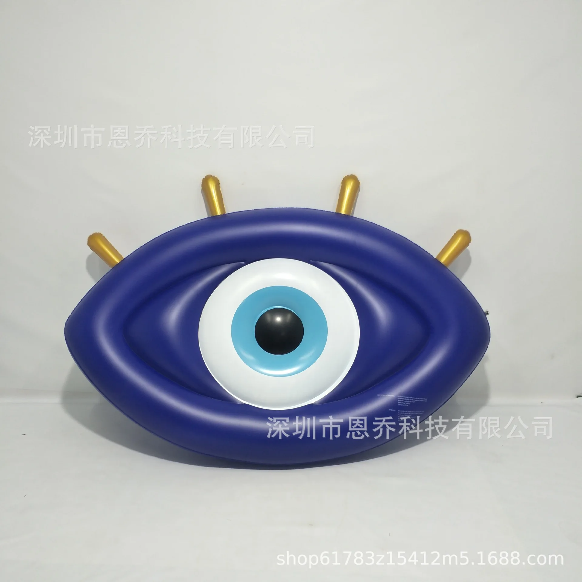 Newest Giant Inflatable Eyeball Pool Float Lie on Eye Floating Mattress Pool Lounge for Beach Floaty Summer Fun Toys