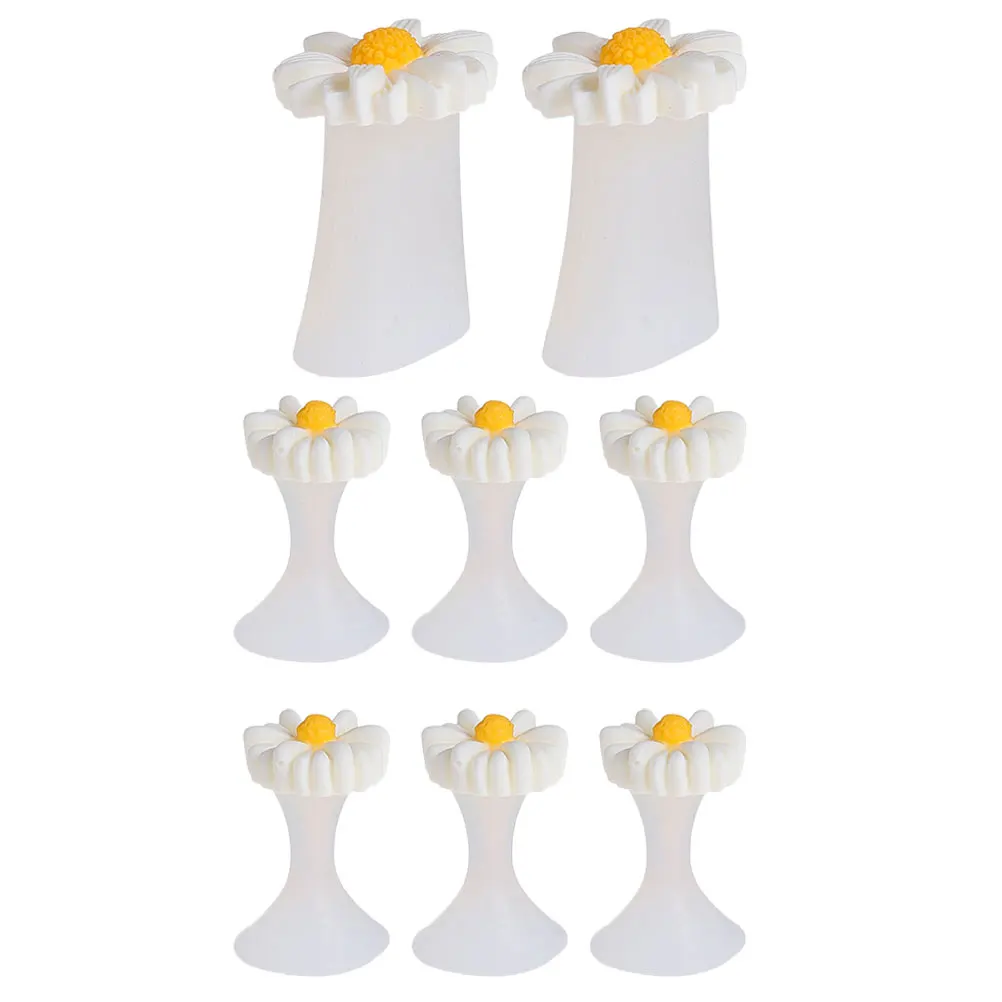 Separadores de dedos de los pies, herramientas de pedicura y esmalte de uñas, divisor de silicona, espaciador de pies para manicura, accesorios divisores, 8 Uds.