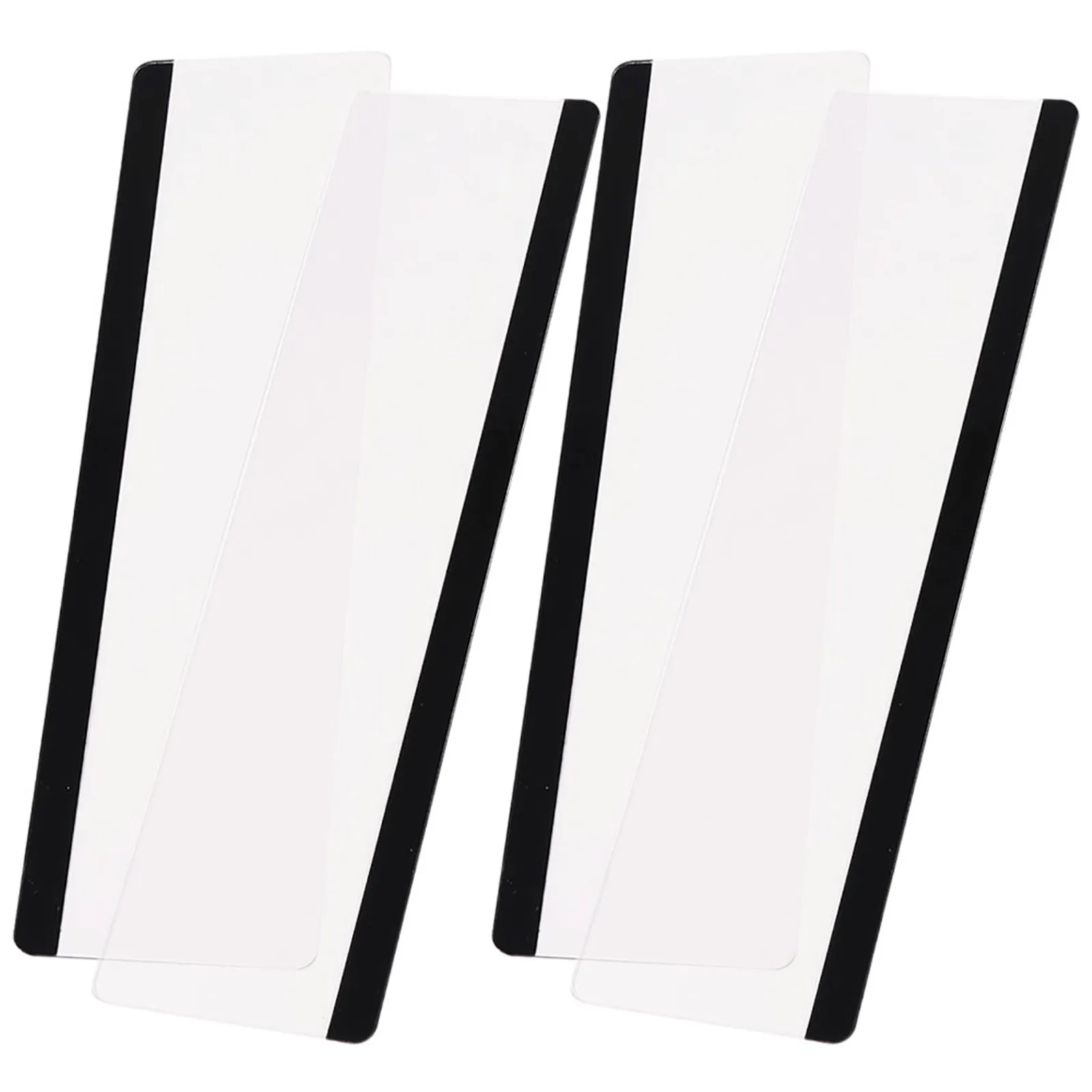 4Pcs Monitor Memo Board Acrylic Computer Side Panel Holder for Office Desk Organizer Workspace Efficiency Desktop