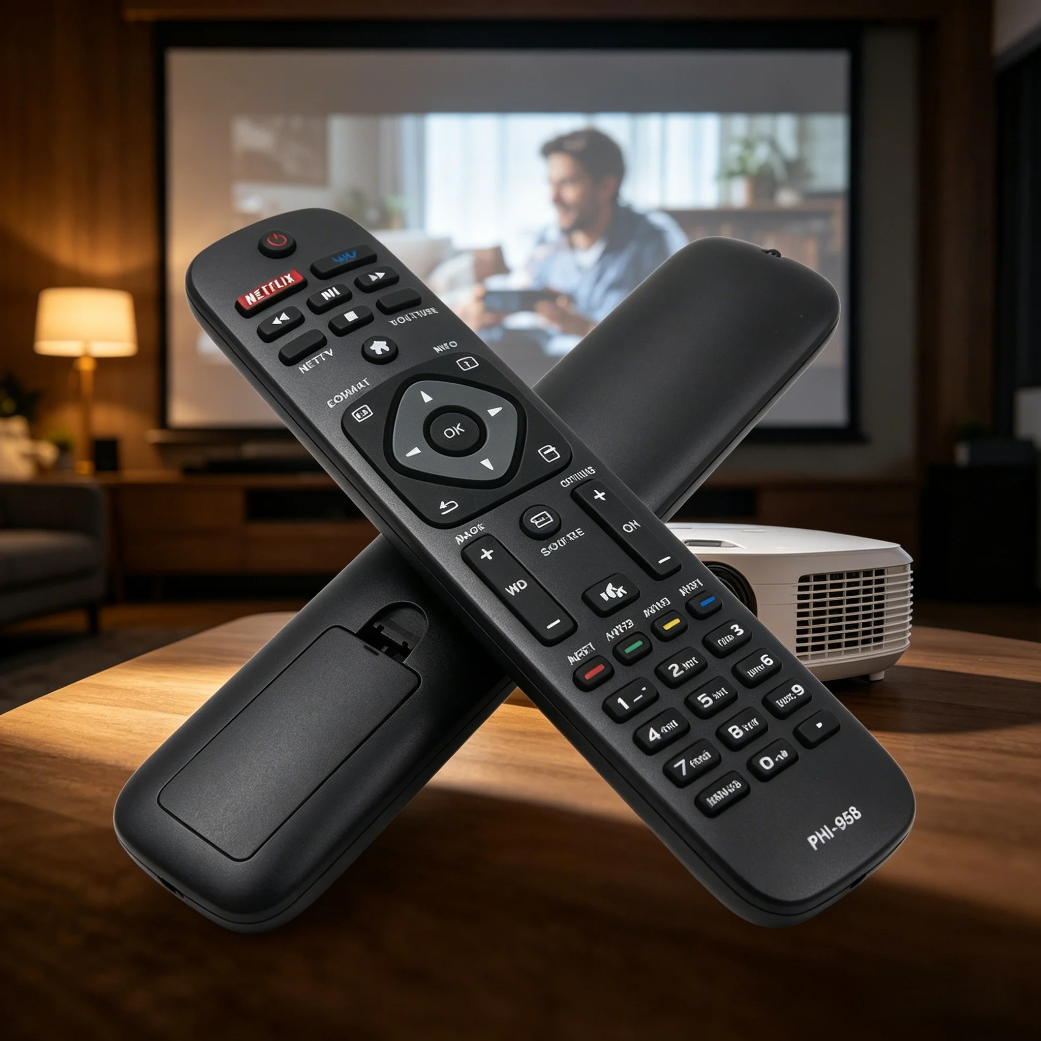 Haoxi Universal Remote Control NH500UP PHI-958 Compatible  Smart TV Models URMT39JHG003 YKF340001 YKF340-001 - Easy to Program