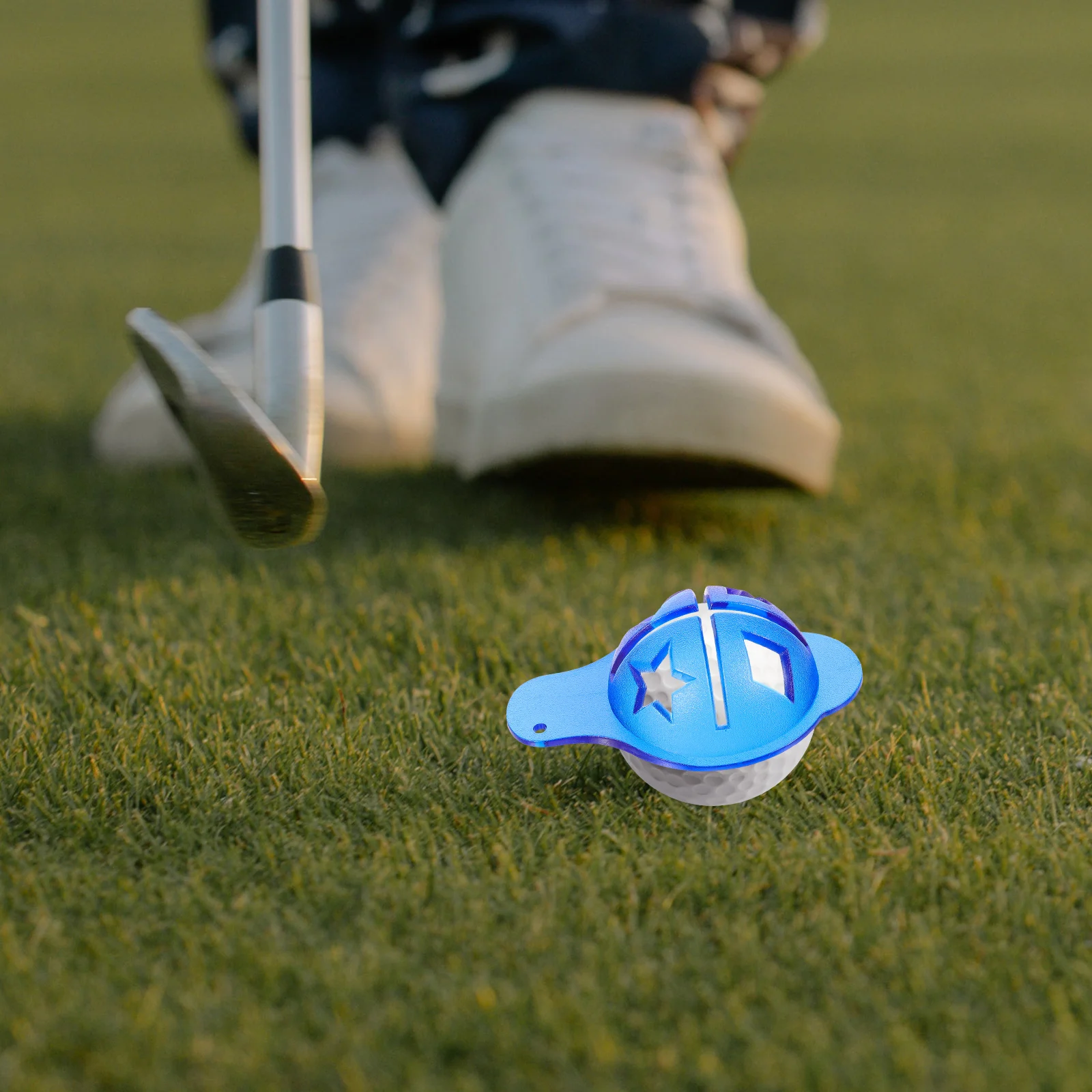 Golf Marker Ball Markierung Schablone Zubehör Marker Zeichnung Linie Ausrichtung Werkzeug Stempel