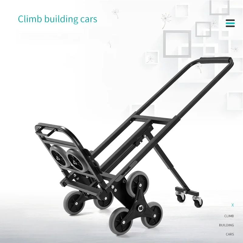 Folding stair climber Portable shopping cart Grocery shopping cart Folding small Luggage Small