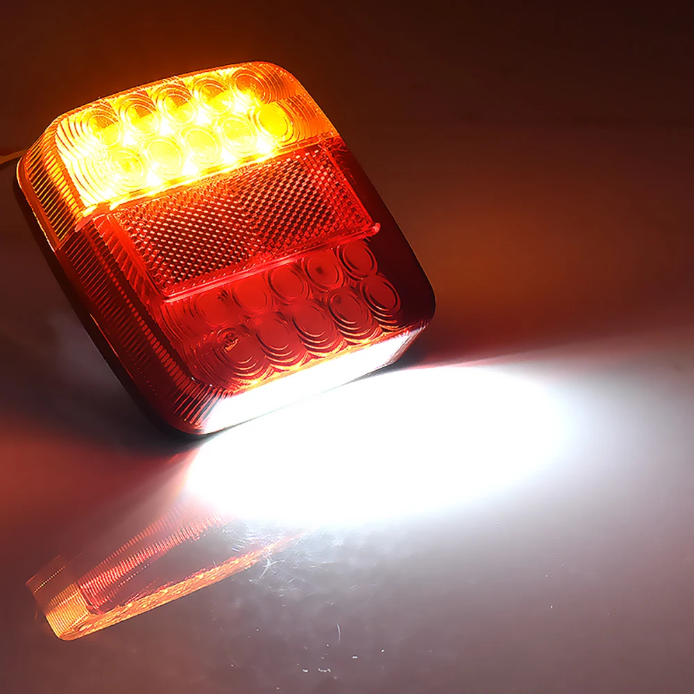 Powerful Integrated Tail Lights 12V 24V for Car Truck Lorry Trailor Pickup RV Rear Turn Signal Stop Brake Backup Revese Lights