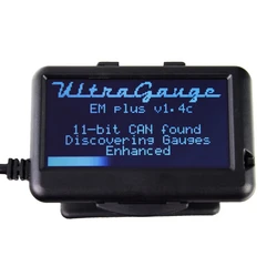 EM Plus Mini UltraGauge EM Plus OBD II, OBD2 Read & Pending Trouble Codes Code Scan Tool - Ultra Gauge HOOK & LOOP PAD