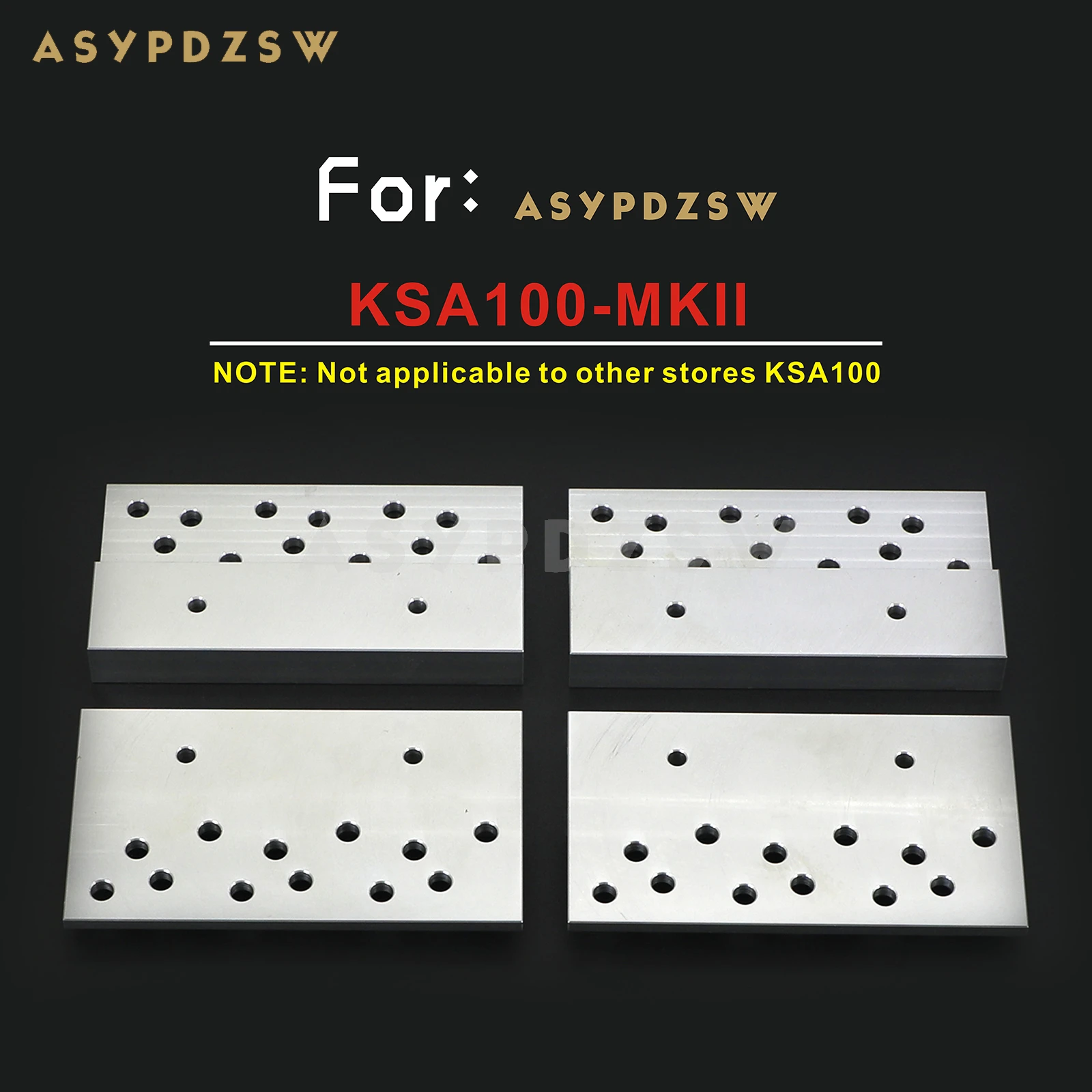 4PCS Gold sealed tube Customized Special Thermal Conductive Heat For ASYPDZSW KSA100-MKII Power amplifier Type-F angle aluminum