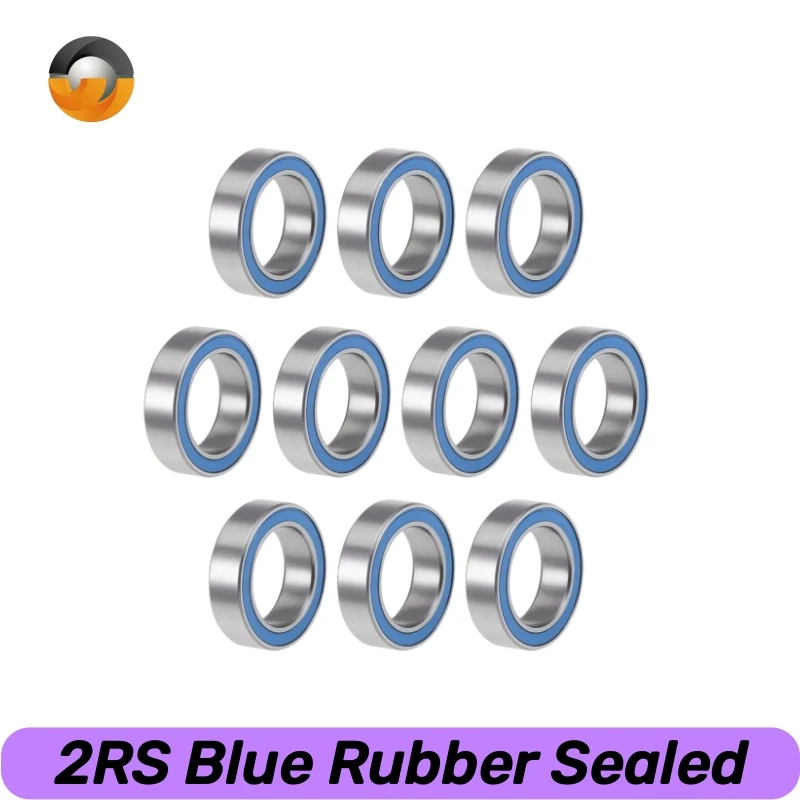 6702RS 15x21x4 mm Bearing 10Pcs Hobby Electric RC Car Truck 6702 RS 2RS ABEC-7 Ball Bearing 6702-2RS Blue Sealed