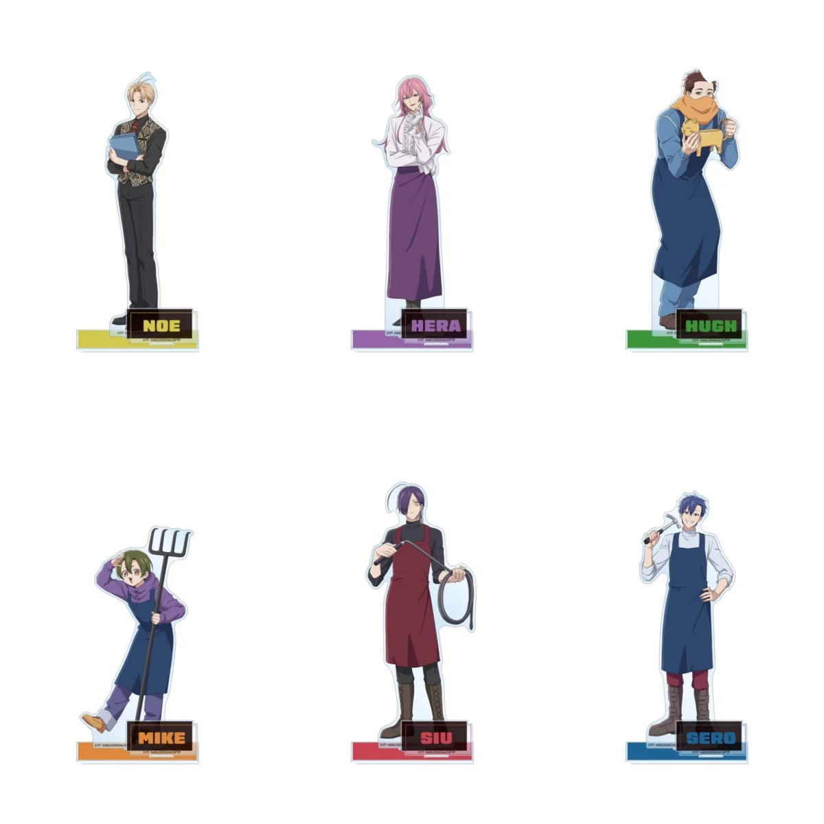 15CM  cute Anime The Daily Life of a Part-time Torturer Acrylic Stand Keychain  Accessories Goods Collection Gifts