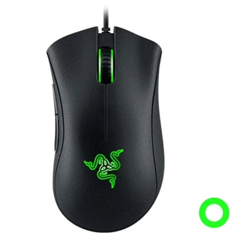 Imagem -02 - Razer-deathadder Rato de Jogo Personalizado Essencial Botões Independentes Sensor Óptico de 6400dpi Mouse com Fio para Laptop Escritório